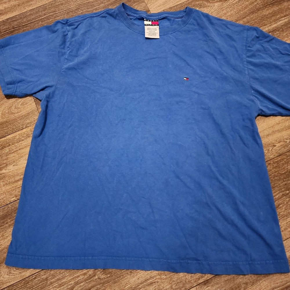 Vintage Tommy Hilfiger T-shirt Blue Size Large
